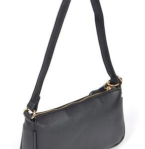 Perforated Chain Shoulder Bag